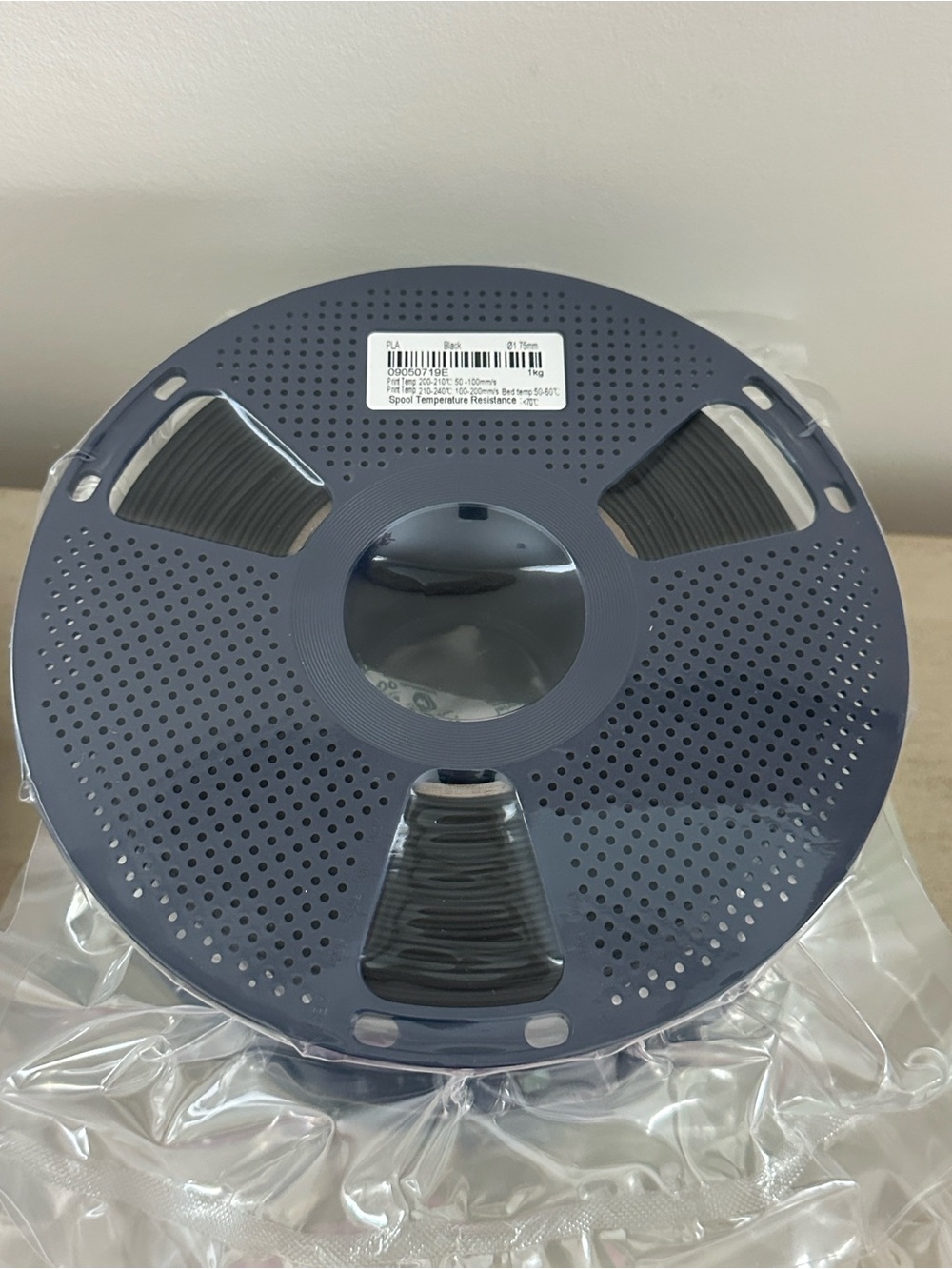 3D Printer Filament Spool - Black